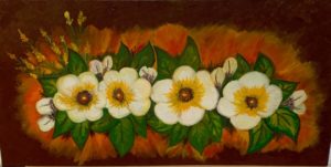 "My Favorite Flowers", Oil on Canvas, 12x24, Marlene Palomo