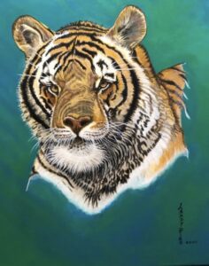 "Tiger", Acrylic, 16x20
Olandina Pino